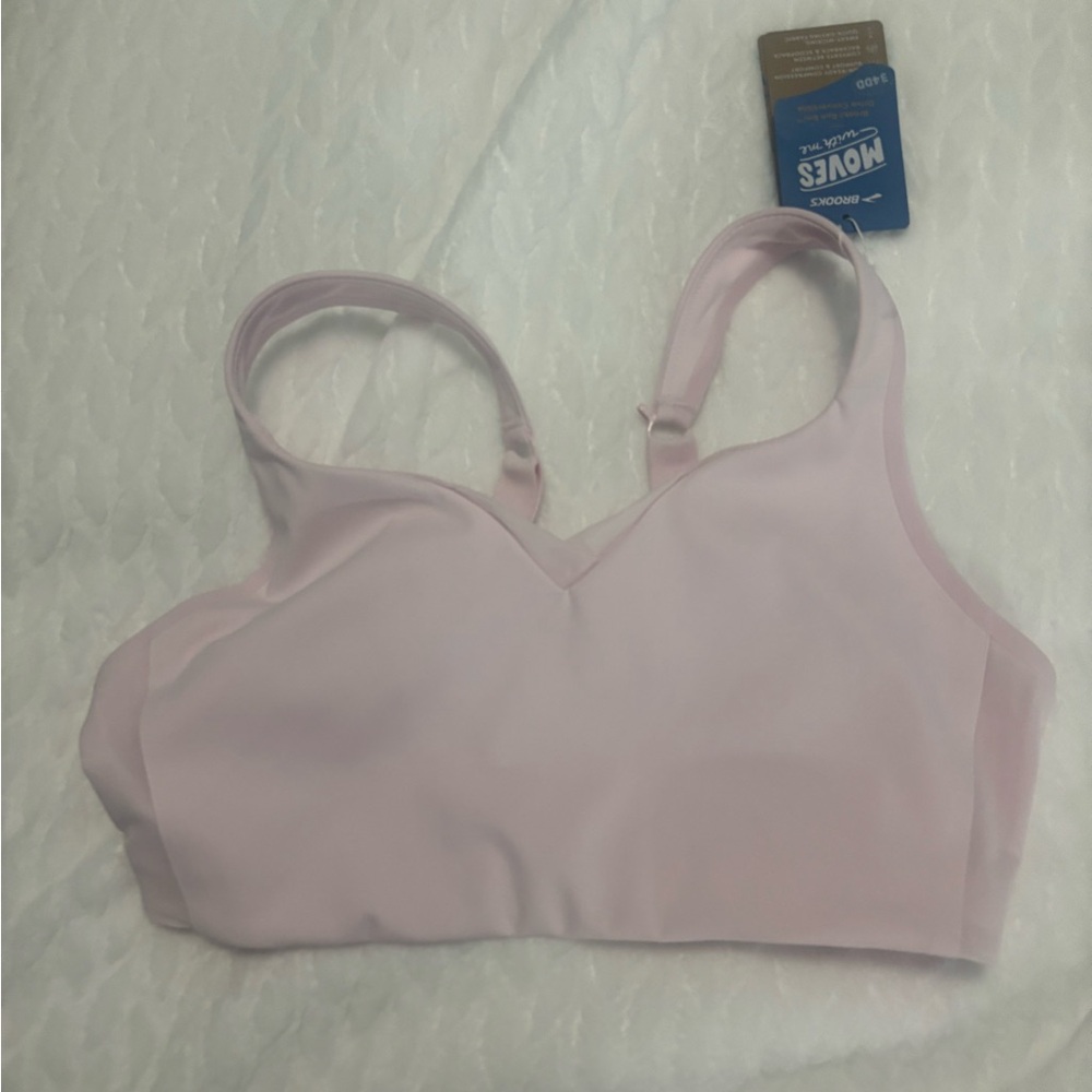 Brooks Quartz Convertible Run Bra - Light Pink - Picture 3 of 3